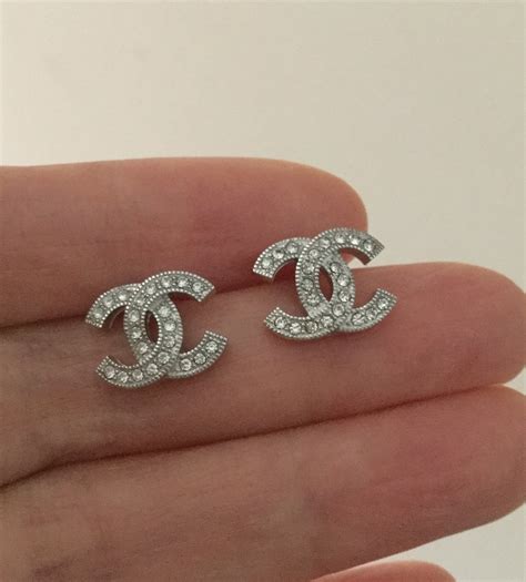 chanel earrings classic cc|Chanel cc earrings price list.